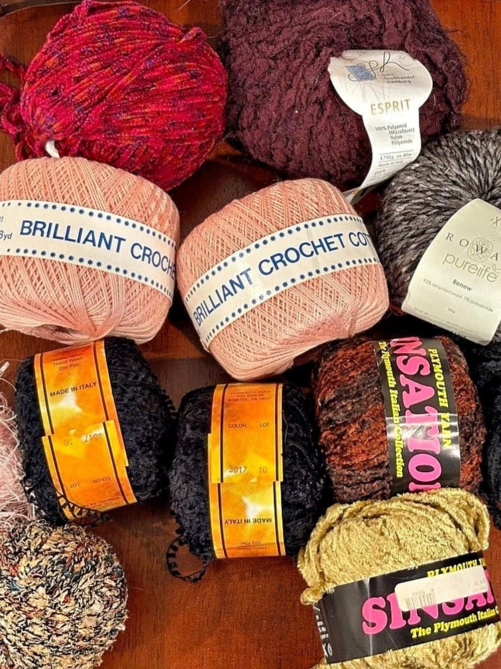 Luxury & Specialty Yarn Destash Bundle - 12 Skeins Premium European Imports NWT